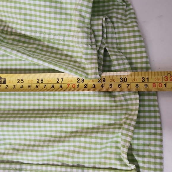 PGA Tour Shirt Button Down Men's Green Checkered Shirt Size XXL Long Sleeve - Picture 9 of 11